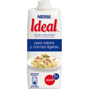 IDEAL leche evaporada brick 525 grs